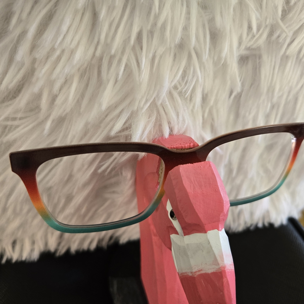 Stylish Brown and Green Glasses